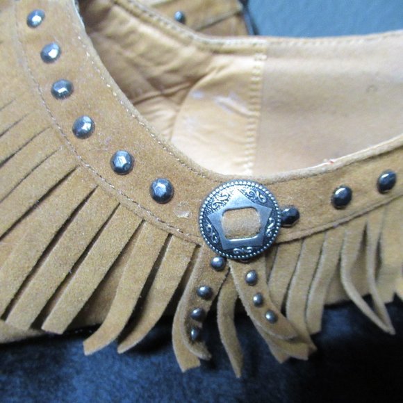 BOHO Fringe Open Toe Sandal Size 9 - Picture 6 of 8